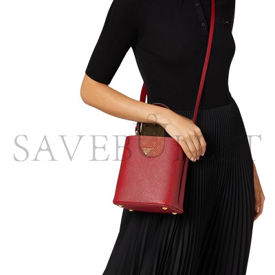 PRADA SAFFIANO SMALL PANIER BUCKET BAG 1BA217 (18*17*10.5cm)